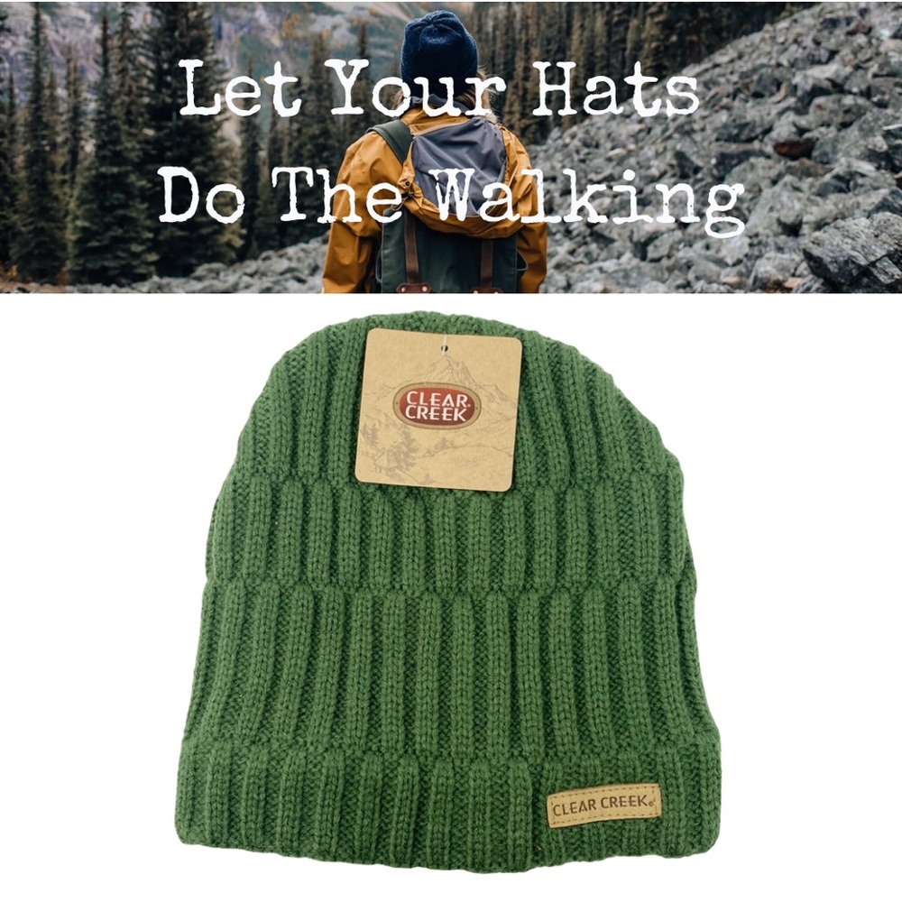 Men's Clear Creek Ribbed Hat With Sherpa Lining